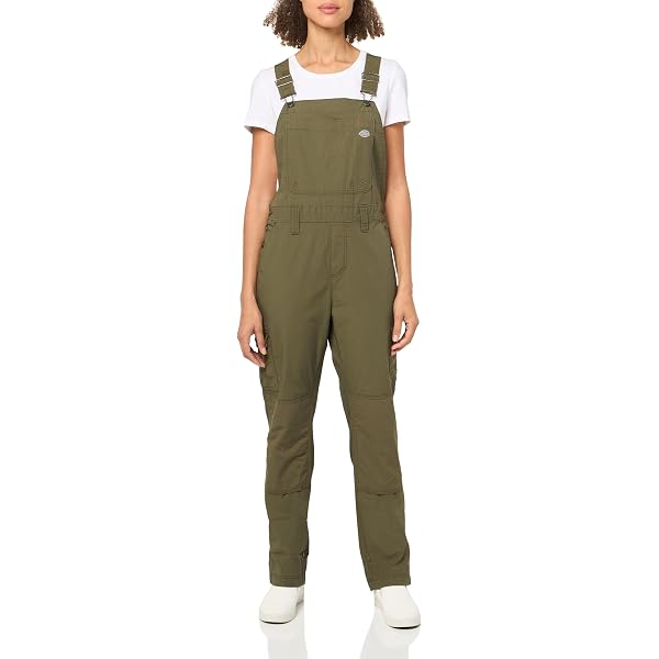 Amazon.com: Dickies Women's Cooling Ripstop Bib Overalls, RINSED